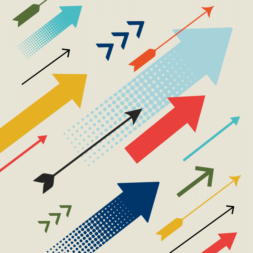 arrow illustration for partner marketing
